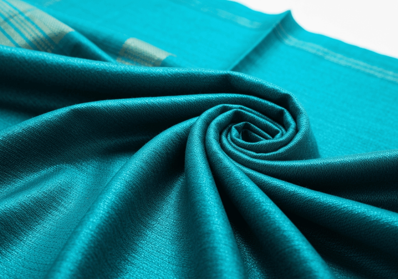 Turquoise Chiffon Dupatta Ombre